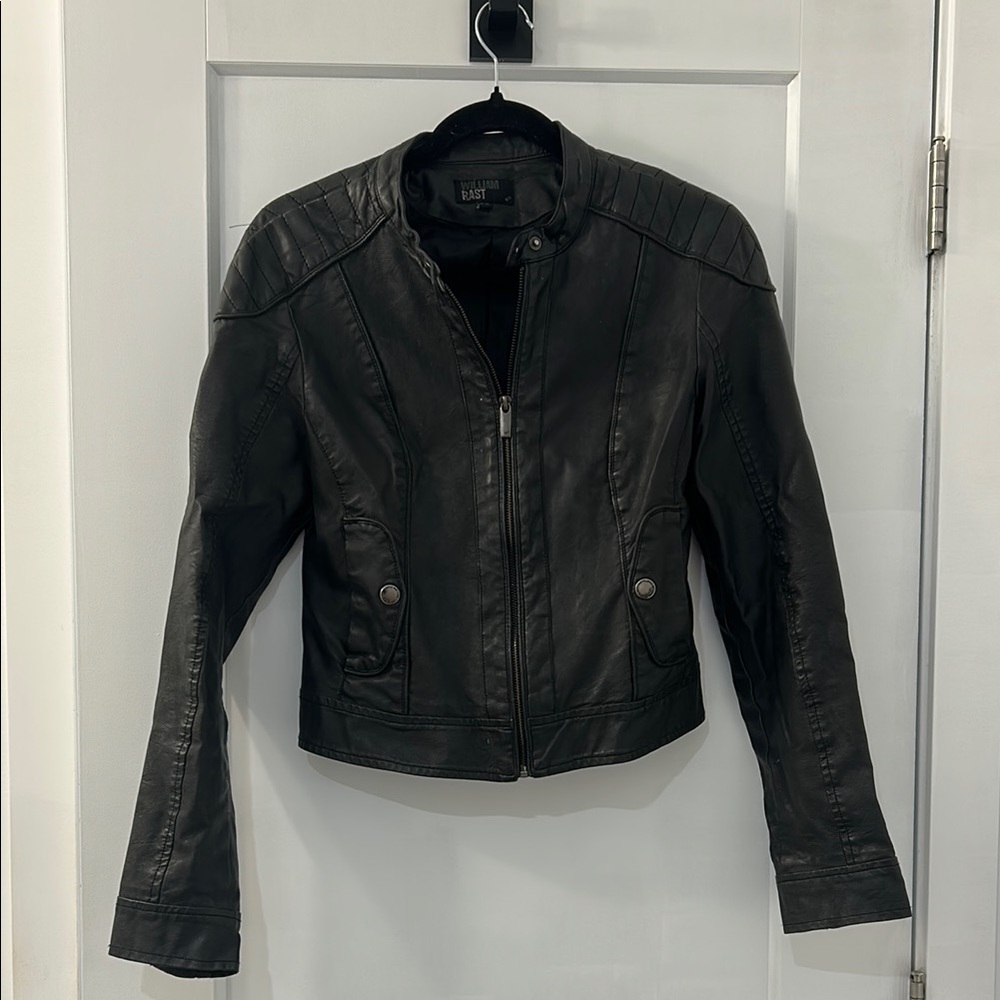 Women's Black Leather Jacket